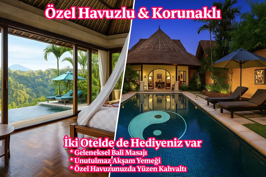3 Gece The Royal Pita Maha Özel Havuzlu Villa & 4 gece Seminyak Özel Havuzlu Villa